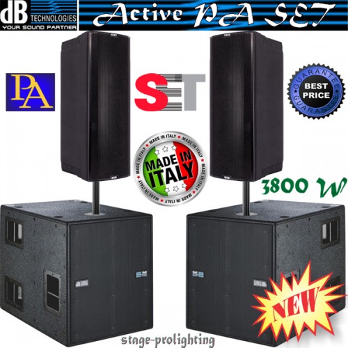 dB Technologies Active PA SET 3800W dB Technologies Active PA SET 3800W